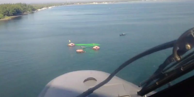 Wing Udara 2 Puspenerbal Kerahkan AS565 MBe Panther Dukung Air Supply Latihan Siswa Marinir