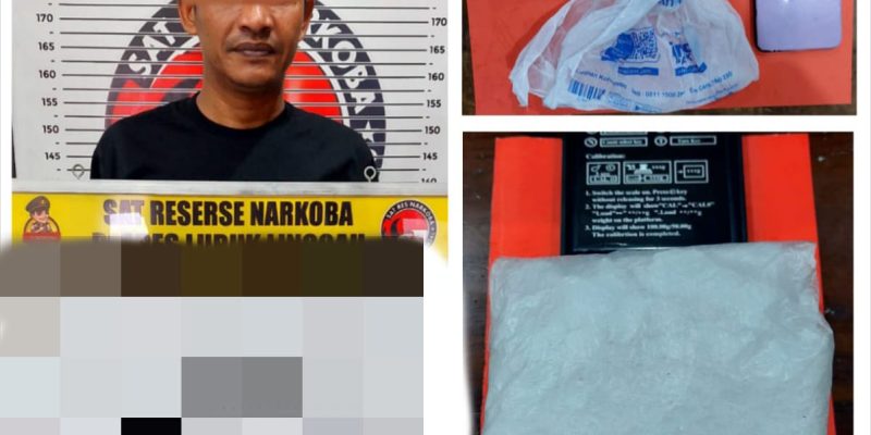 Sempat Membuang Barang Bukti Tersanka Kepemilikan Narkotika di Gelandang ke Polres Lubuklinggau