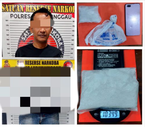 Sempat Membuang Barang Bukti Tersanka Kepemilikan Narkotika di Gelandang ke Polres Lubuklinggau