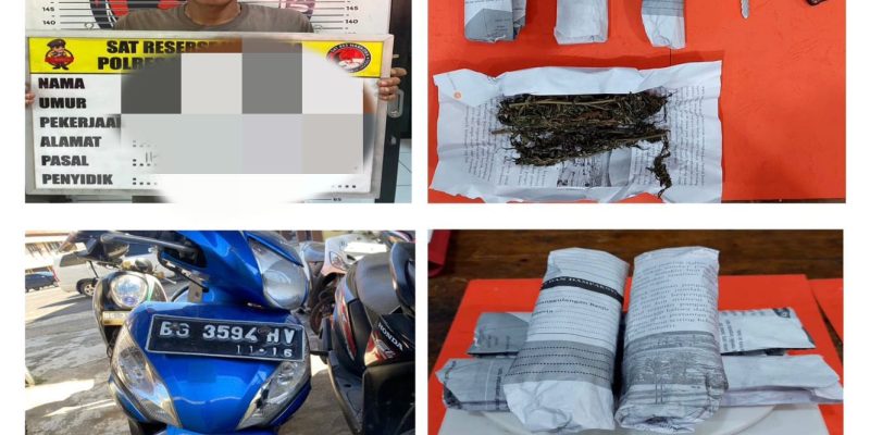 Sat Res Narkoba Polres Lubuklinggau Amankan Tersangka Pengedar Narkotika