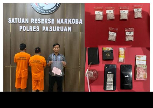 Polres Pasuruan Amankan Pasutri di Rembang