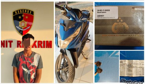 Polsek Lubuk Linggau Utara I Tangkap Pelaku Penggelapan Motor, Modusnya Pura-Pura Pinjam