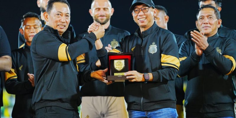 Launching Bhayangkara Presisi Lampung FC, Kapolri Ingatkan Semangat Persatuan