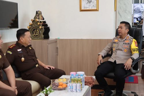 Wujudkan Sinergi Penegakan Hukum, Kapolres Pulang Pisau Terima Kunjungan Kerja Kajari Baru