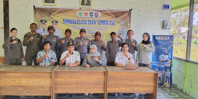 SATPOL PP Gelar Pembinaan Linmas di Desa Badirih, Pulang Pisau