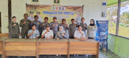 SATPOL PP Gelar Pembinaan Linmas di Desa Badirih, Pulang Pisau