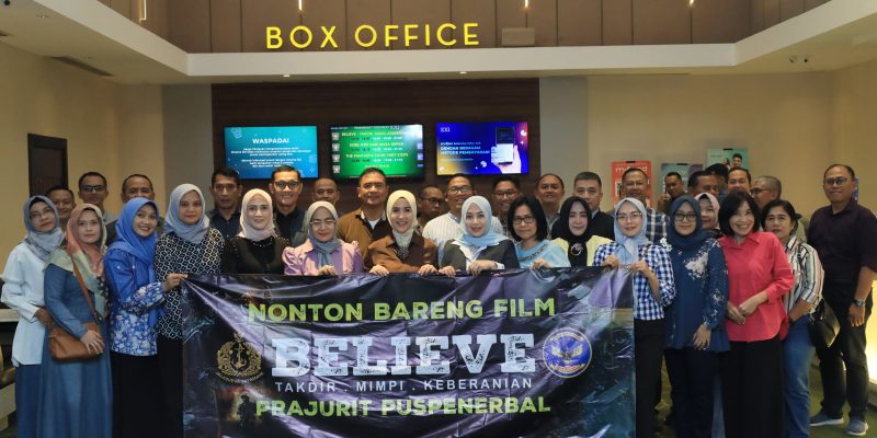 Nobar Film “Believe”, Danpuspenerbal: Tumbuhkan Semangat Juang Prajuri