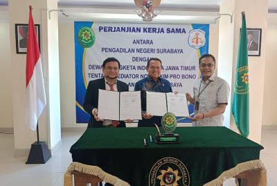 Penandatanganan MoU Antara Dewan Sengketa Jatim dan Pengadilan Negeri Surabaya: Dorong Mediasi Pro Bono dan Akses Keadilan