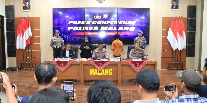 Polres Malang Ungkap Kasus Kekerasan Anak di Wagir Tetangga Korban Jadi Tersangka