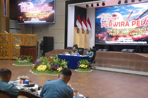 Komandan Puspenerbal Hadiri Safari Pembinaan Korps Pelaut dan KorpsTeknik TNl AL