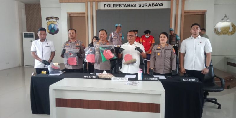 Polrestabes Surabaya Ungkap Kasus Pencurian Motor