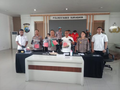 Polrestabes Surabaya Ungkap Kasus Pencurian Motor