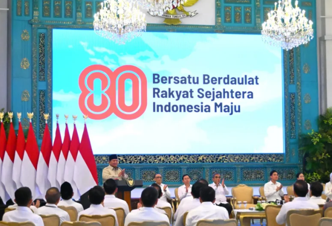Wapres Dampingi Presiden Hadiri Acara Peluncuran Logo dan Tema HUT ke-80 RI