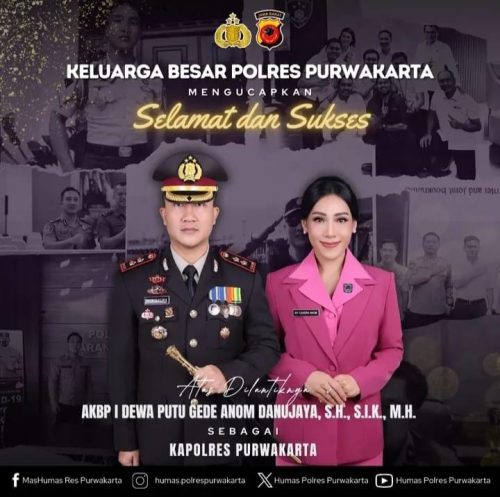 Kapolda Jawa Barat Memimpin Langsung Sertijab Kapolres Purwakarta