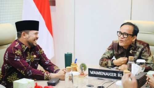 Wakil Menteri Ketenagakerjaan Menyambut Kunjungan Abang Ijo Hapidin