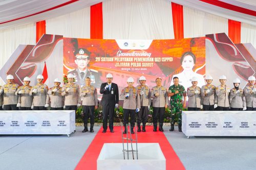 Polda Sumut dan Jajaran Hadiri Groundbreaking 29 SPPG