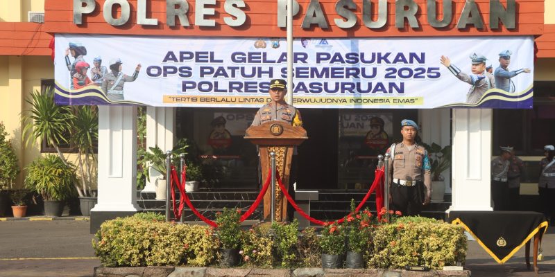Polres Pasuruan Siap Laksanakan Operasi Patuh Semeru 2025, Kapolres: Tertib Berlalu Lintas Butuh Kesadaran Kolektif