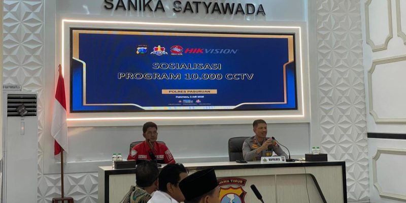 Program 10.000 CCTV Berkelanjutan, Polres Pasuruan Kota Gandeng Prinsipal Tiongkok dan Latih Pemuda Desa