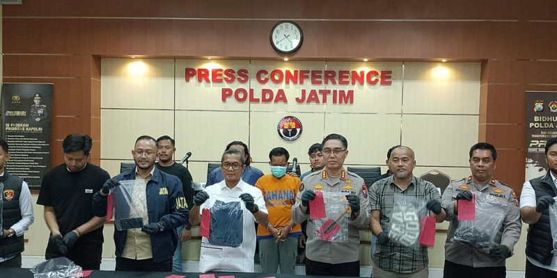 Dalam Waktu 7 Jam, Ditreskrimum Polda Jatim Ungkap Kasus Pembunuhan Sadis di Gempol