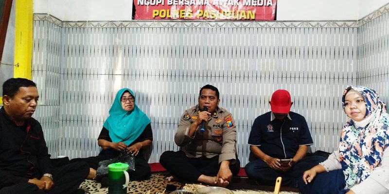 Polres Pasuruan Gelar Piramida, Pererat Kemitraan dengan Awak Media Lewat Ngopi Bareng