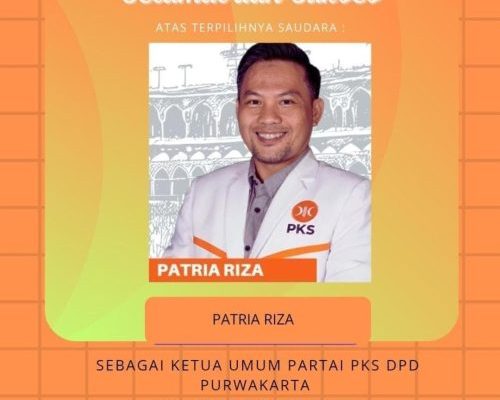 Patria Riza Resmi Pimpin DPD PKS Purwakarta