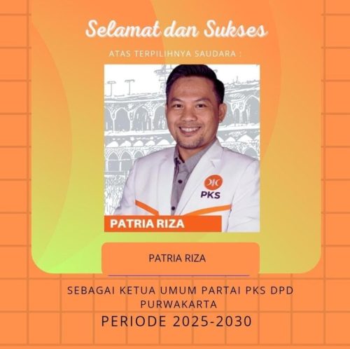 Patria Riza Resmi Pimpin DPD PKS Purwakarta