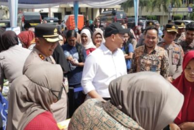 Polres Lubuklinggau Menggelar (GPM) Turut Serta dalam Acara Tersebut WAKO dan Kepala Bulog Instansi Terkait