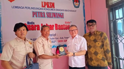 BPKN-RI Berkunjung Ke Kantor LPKSM Putra Siliwangi