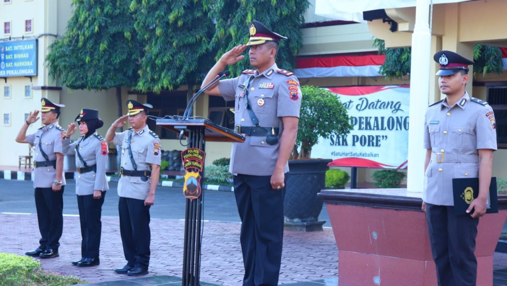 Wakapolres Pekalongan Pimpin Upacara Hari Juang Polri 2025