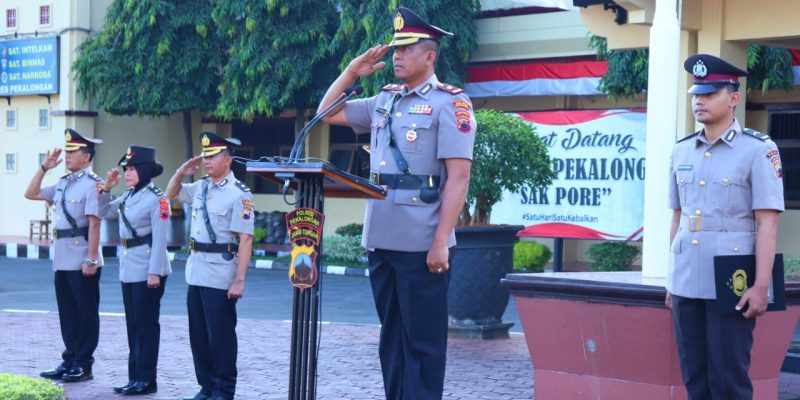 Wakapolres Pekalongan Pimpin Upacara Hari Juang Polri 2025 