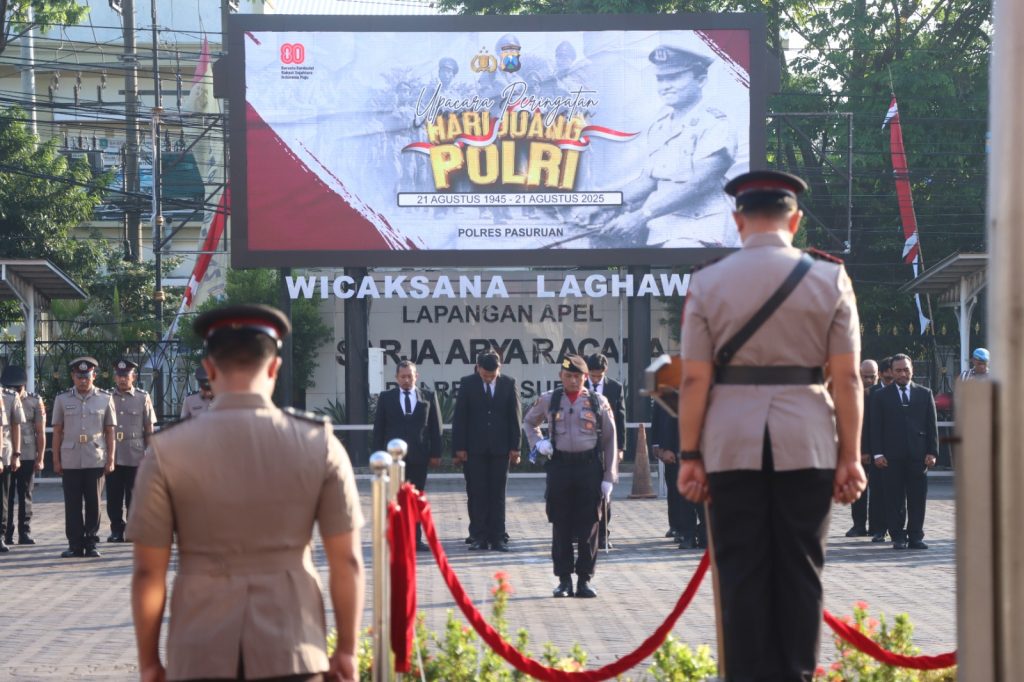 Polres Pasuruan Peringati Hari Juang Polri 2025, Kenang Perjuangan Polri Merebut Kemerdekaan
