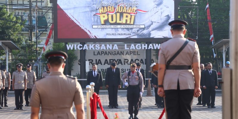 Polres Pasuruan Peringati Hari Juang Polri 2025, Kenang Perjuangan Polri Merebut Kemerdekaan