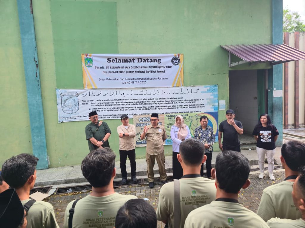 Tingkatkan Kualitas SDM Juru Sembelih, Dinas Peternakan Kabupaten Gelar Bintek Ujian Kompetensi Berstandar Nasional