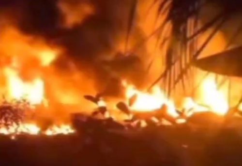 Kebakaran Penyulingan Minyak Ilegal di Simpang Patin Diduga Telan Korban Jiwa, Kapolsek Bayung Lencir Bungkam