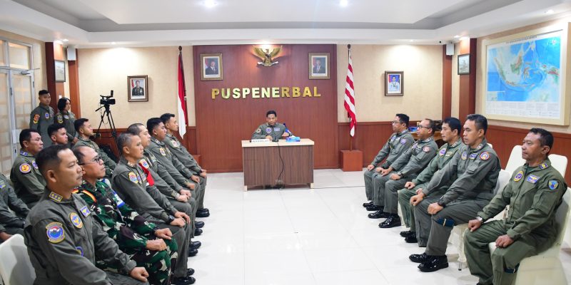 Puspenerbal Gelar Briefing Awal Latihan SAR dan Survival Pesud TA.2025