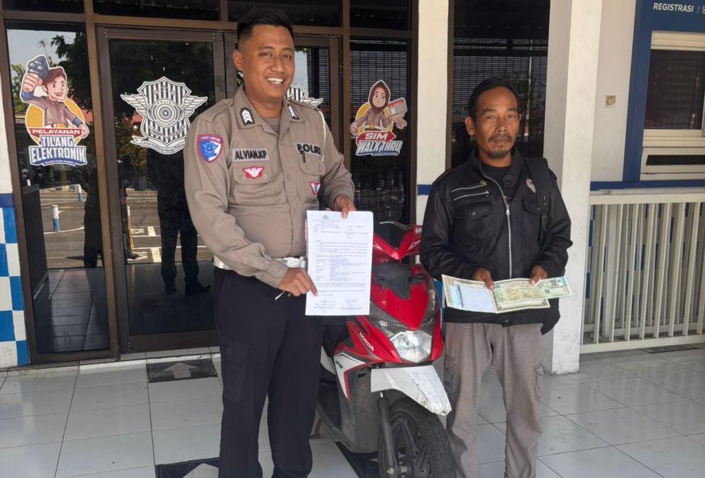 Motor Hilang 7 Bulan di Jombang, Kembali ke Pemilik Saat Operasi Lalu Lintas Polres Pasuruan