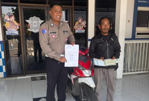 Motor Hilang 7 Bulan di Jombang, Kembali ke Pemilik Saat Operasi Lalu Lintas Polres Pasuruan