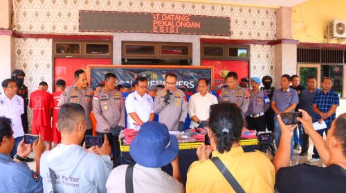 Curanmor hingga Narkoba, Polres Pekalongan Ungkap Kasus Menonjol Juli–Agustus 2025