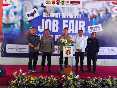 Bantu Pemerintah Kurangi Pengangguran, Polres Purwakarta Gelar Job Fair