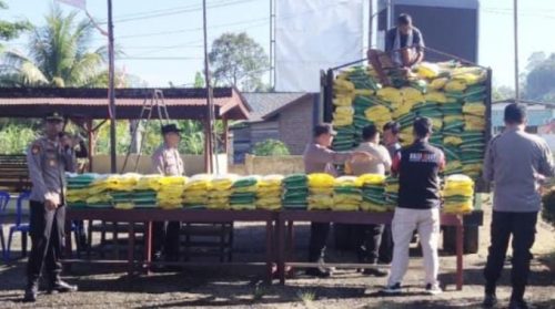 Berkat Sinergitas Polres Musi Rawas, Polsek STL Ulu Terawas dan Bulog, 17 Ton Beras Ludes Terjual Hanya dalam 5 Jam