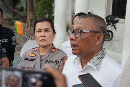 Polrestabes Surabaya Amankan Tersangka KDRT yang Sempat Viral di Medsos