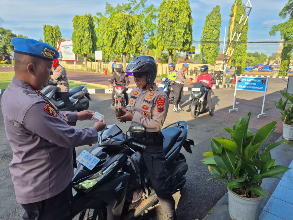 Ops Gaktibplin Polres Pekalongan: Tegas Terapkan Disiplin ke Anggota