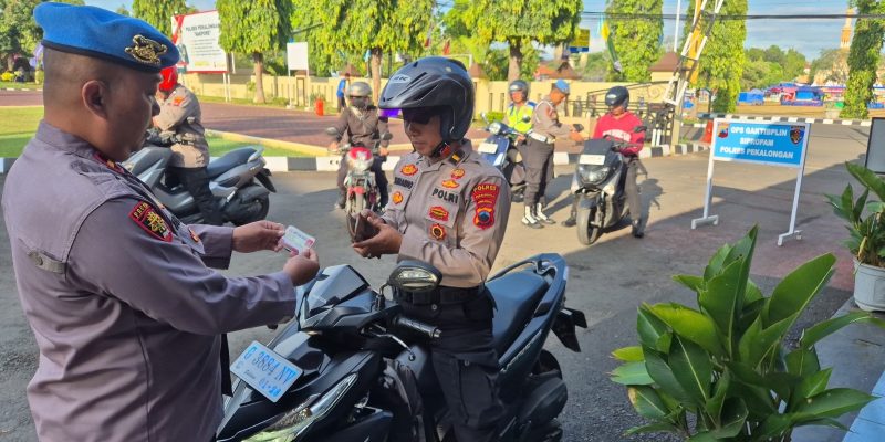 Ops Gaktibplin Polres Pekalongan: Tegas Terapkan Disiplin ke Anggota