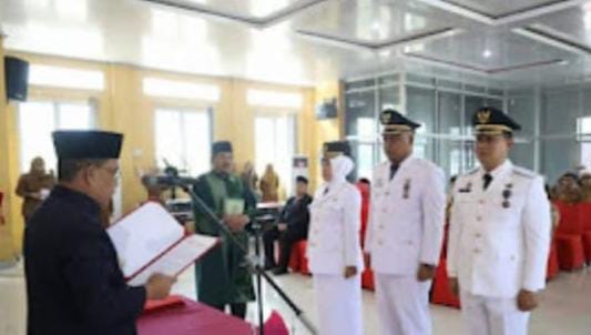 Bupati Musi Rawas Utara Lantik Tiga Pejabat Administrator