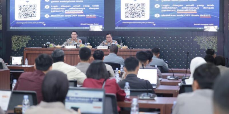Pelatihan Personel Kehumasan Polda Jatim Ikuti E-LEARNING Komunikasi Di Era Digital