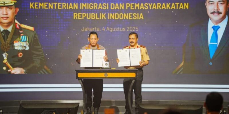 Kapolri Teken Nota Kesepahaman dengan Kementerian Imipas, Diharap Sinergisitas Makin Optimal