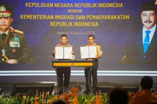 Kapolri Teken Nota Kesepahaman dengan Kementerian Imipas, Diharap Sinergisitas Makin Optimal