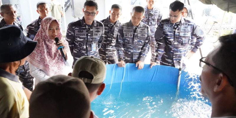 ‎Lanudal Juanda Dorong Peningkatan Kesejahteraan Masyarakat Pesisir Melalui Teknologi Bioflok