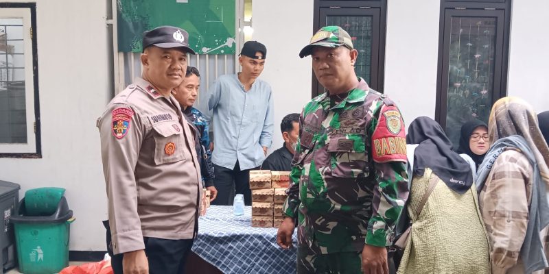 Sinergitas Babinsa dan Bhabinkamtibmas di Purwakarta Monitoring Koperasi Merah Putih