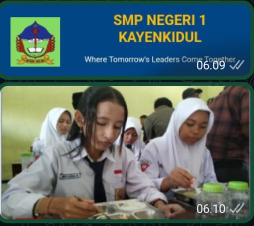 PMBG di SMP Negeri 1 Kayen Kidul Kabupaten Kediri Berjalan Efektif dan Lancar